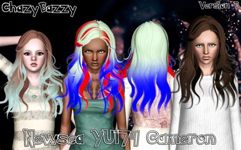 Newsea S Yu Cameron Hairstyle Retextured By Chazy Bazzy Sims Hairs