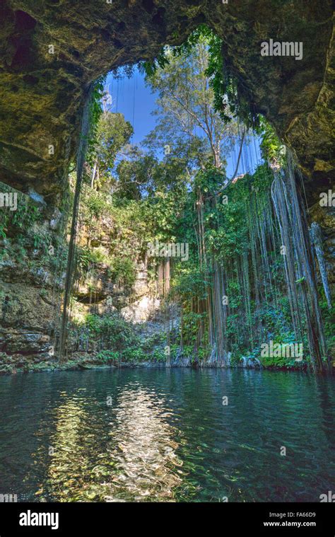 Cenote Ik Kil Yucatan Mexico