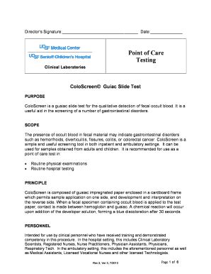 Fillable Online Labmed Ucsf Coloscreen Departments Of Pathology And