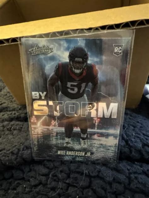 WILL ANDERSON JR 2023 Panini Absolute By Storm RC BST 3 Recrue