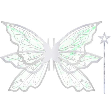 Goenb Fairy Wings For Adults Fairy Wings And Wand Sparkle Butterfly