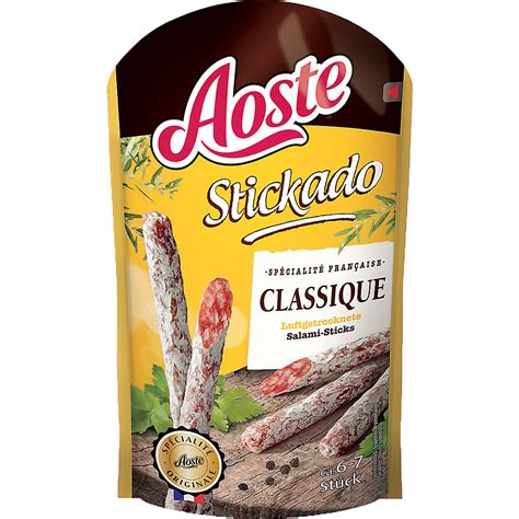 Achat Aoste Stickado Mini Saucisson Sec Pur Porc B Tonnet