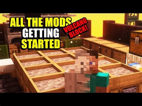 Ep Getting Started Minecraft All The Mods Volcanoblock Modpack Youtube