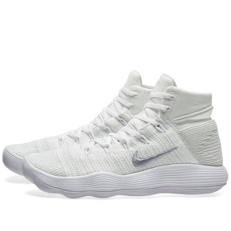 Nike Hyperdunk 2017 Flyknit White Metallic Silver END