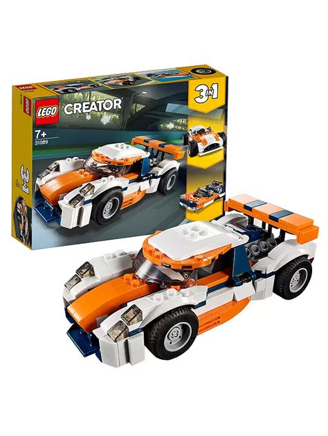 LEGO Creator 31089 3 in 1 Sunset Track Racer at John Lewis & Partners