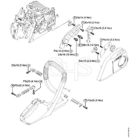 Genuine Stihl Ms C Be R Tightening Torques Ghs