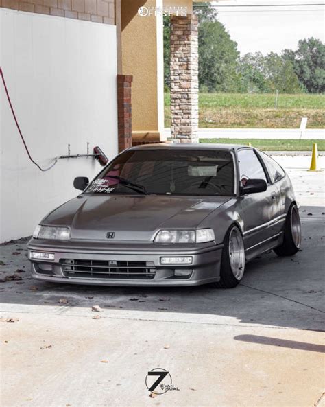 1991 Honda Crx With 16x9 15 Rota Kyusha And 20540r16 Toyo Tires