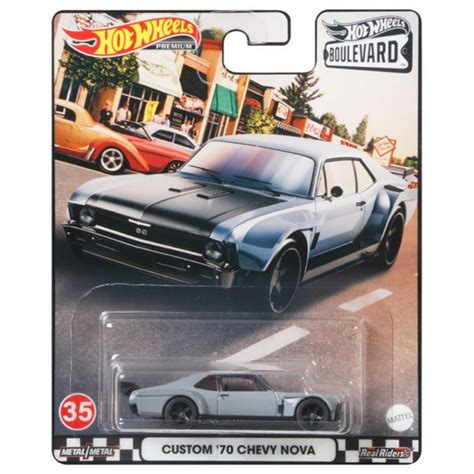 Mô hình xe Custom Chevy Nova 1970 Boulevard Series 1 64 Hot Wheels Pre Cửa hàng Toyzone
