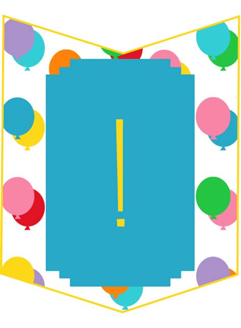 Happy Birthday Bunting Banner | Free Printable Friday | A Joyful Riot