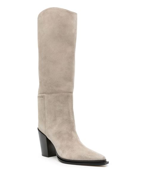 Jimmy Choo Cece 80mm Suede Boots Farfetch