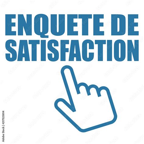 Logo enquête de satisfaction Stock Vector Adobe Stock