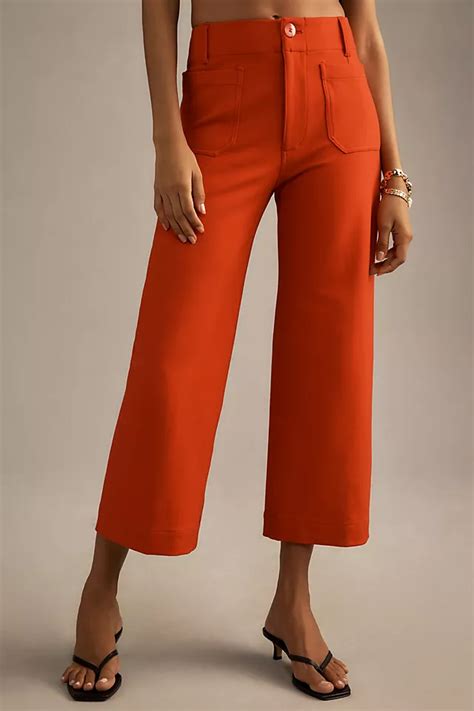 The Colette Cropped Wide Leg Pants By Maeve Ponte Edition Anthropologie