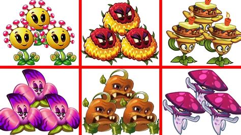 Pvz 2 Challenge Every New Premium Plants X3 Power Up Vs Team Backyard Big Top Zombies Youtube