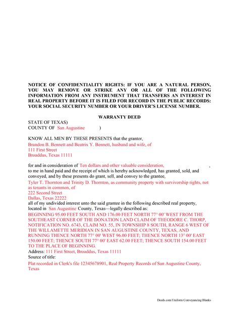 Recorded Deed Harris County at Fernando Ward blog