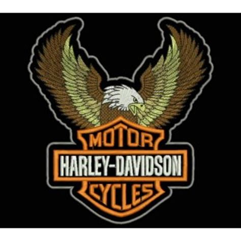 Parche Bordado Harley Davidson Aguila Parches Y Bordados