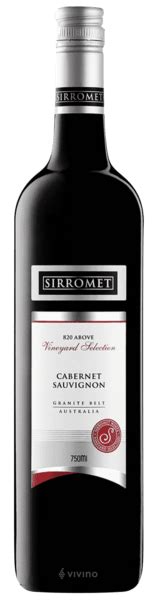 Sirromet 820 Above Vineyard Selection Cabernet Sauvignon Vivino Brasil