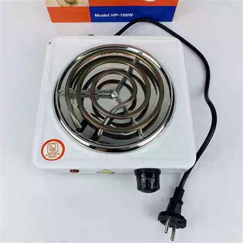 Portable Electric Stove Single Burner W Hot Plate Jx B White Honest Bee