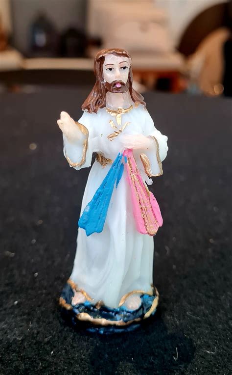 Imagem Jesus Misericordioso Est Tua Cat Lica Cm Resina Elo