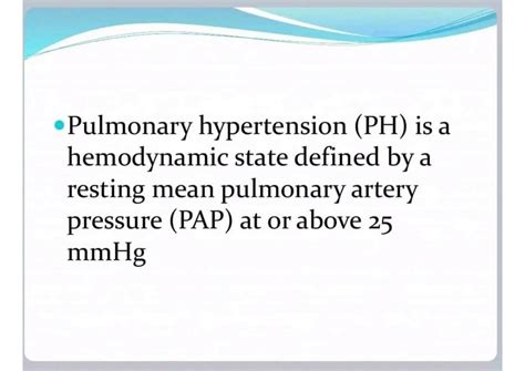 SOLUTION Pulmonary Hypertension Studypool