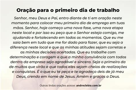 Oração para o primeiro dia de emprego ou trabalho Ioração