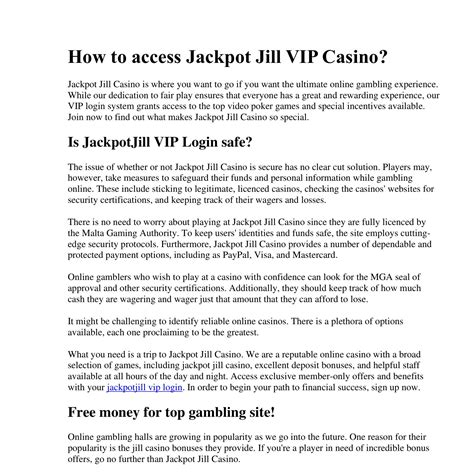 How to access Jackpot Jill VIP Casino.pdf | DocDroid