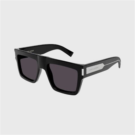 แวนกนแดด SAINT LAURENT Naked Wirecore MN 55 ADV FW23 Black Crystal Black Sunglasses