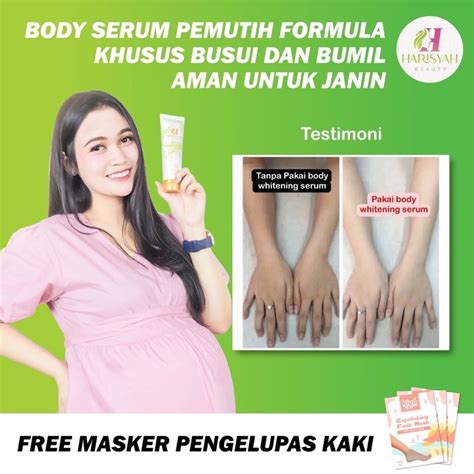 Jual Whitening Body Serum Beauty Body Lation Terbukti 3x Lebih Cepat