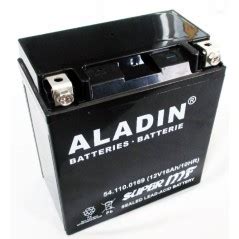 Aladin V Ah Batterie Gel Herm Tique P Le Positif Gauche Pour Tr