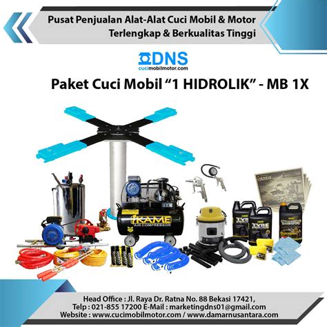 Paket Cuci Mobil 1 HIDROLIK MB1X Cuci Mobil Motor