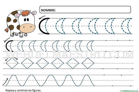 Fichas De Grafomotricidad Para Imprimir 4 Y 5 Años Web Del Maestro Shapes Activities