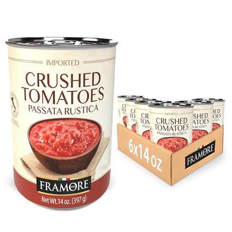 Amazon Framore Crushed Peeled Tomatoes In Puree Passata Rustica