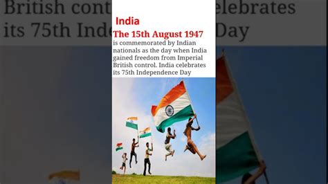 How Many Countries Celebrate Independence Day On 15 August Shorts