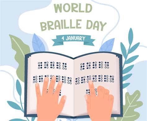 World Braille Day Concept