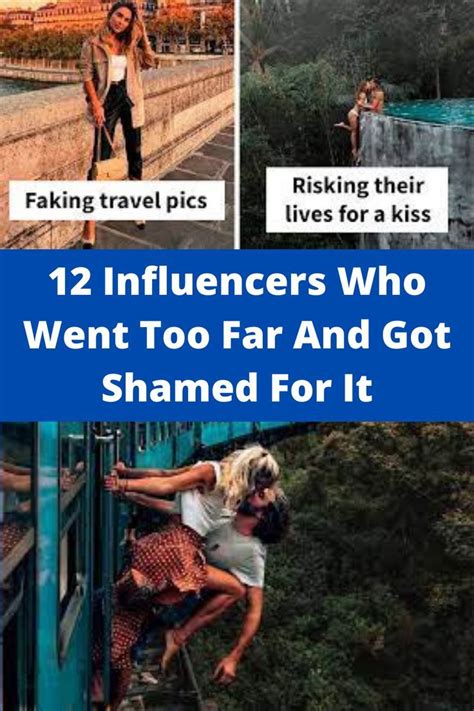 Influencers Who Went Too Far And Got Shamed For It Artofit