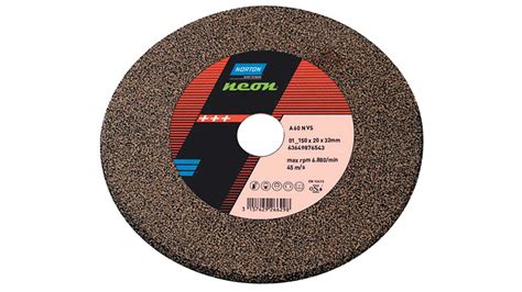 69936623789 Norton Aluminium Oxide Grinding Wheel 3340rpm 200mm X 25mm X 3175mm Bore Rs