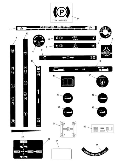 Tc D Cyl Compact Tractor Deluxe A Decals