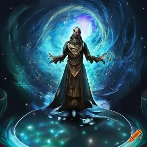 Illustration Of A Cosmic Wizard On Craiyon