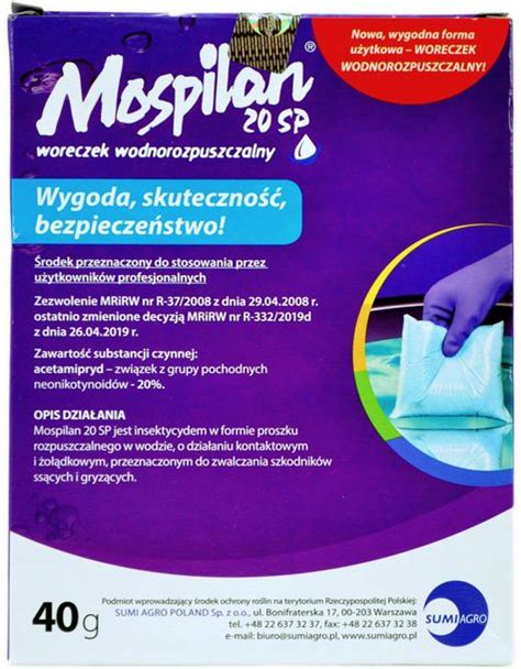 OPRYSK EMULPAR 940 EC 1L MOSPILAN 20 SP 40G ERLI Pl