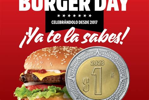 Hamburguesas A Un Peso As Celebrar Carls Jr El D A De La