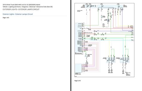 Infiniti Qx60 Hybrid 2016 Electrical Wiring Diagrams