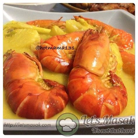 resepi udang galah masak sambal resep masakan khas