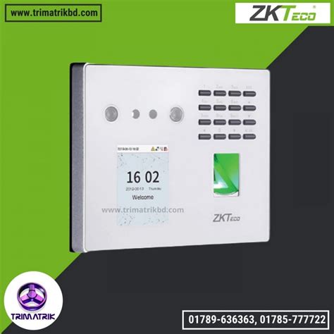 Zkteco Mb Vl Face Multi Biometric Attendance Best Price In Bd