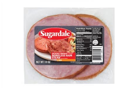 Sugardale Boneless Ham Steaks 2 Pk 14 Oz Frys Food Stores