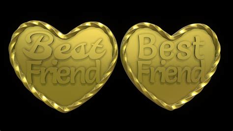 Best Friend Heart For Jewelry 3d Model By Nestor3d Anficyon 390dcee Sketchfab