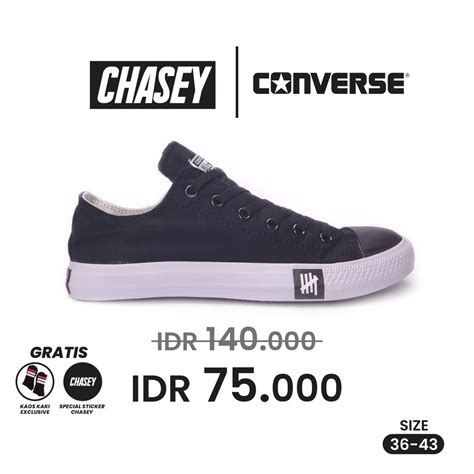 Jual Sepatu Converse Chuck Taylor All Star Warna Hitam Putih Sepatu