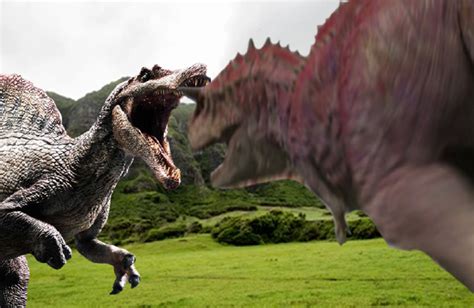 Carnotaurus Vs Spinosaurus Spinosaurus Fighter Jurassic