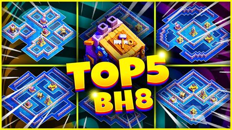 Top 5 Best Bh8 Trophy Base Links 2024 New Builder Hall 8 Base Clash