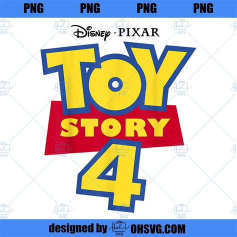 Disney Pixar Toy Story 4 Movie Logo C1 PNG Download, Movies PNG, Toy S ...