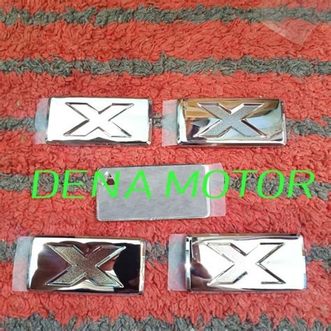 Jual Sperpart Emblem Type X Original Daihatsu Xenia Terios Ayla Sigra