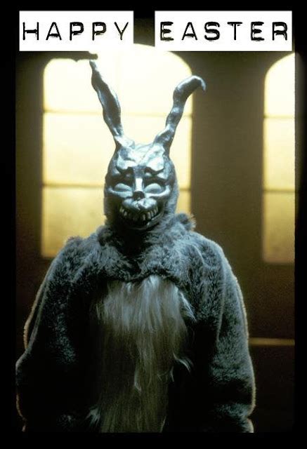 The Horrors Of Halloween Happy Easter From Donnie Darko S Frank The Bunny